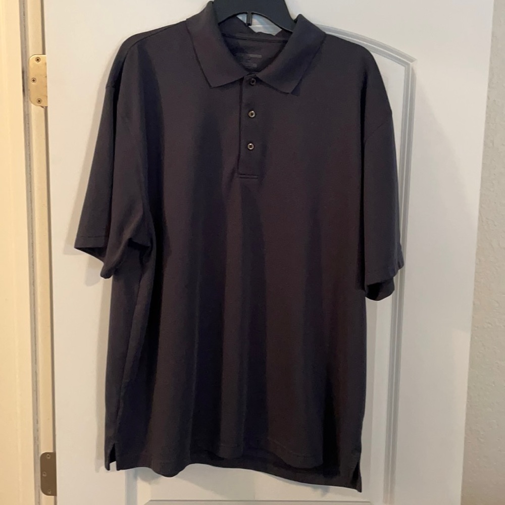 Dark grey grand slam golf shirt
